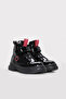 Genuine Leather Black Patent Leather Pink Girls' Classic Boots 157Sxa2994 - 4