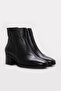 Genuine Leather Black Women's Classic Boots 757SZA2655 - 4