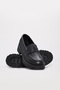 Genuine Leather Black Women's Casual Shoes 581ZA2482 - 4