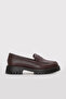 Genuine Leather Brown Women's Casual Shoes 581Za2482