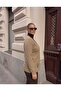 Classic Knitted Jacket with Steel Mesh Stone Accessories - 2