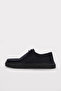 Genuine Leather Navy Blue Nubuck Men's Casual Shoes 781Ma254 - 2