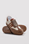 Genuine Leather Beige Tan Women's Casual Shoes 934Za129 - 3