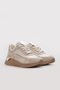 Genuine Leather Beige Gold Women's Casual Shoes 757Za25804 - 4