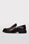 Genuine Leather Brown Floter Brown Men's Classic Shoes 867Ma850Eva - 2