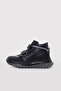 Genuine Leather and Fur Navy Blue Boys' Classic Boots 612Kfa1586-2 - 2