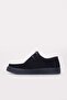 Genuine Leather Navy Blue Suede Men's Casual Shoes 628Ma2024 - 3