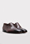 Genuine Leather Brown Men's Classic Shoes 910Mba2301 - 4