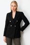 Double Breasted Collar Stamp Jacket