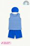Three Piece Girls' Short Shorts Swimsuit