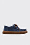 Genuine Leather Denim Blue Suede Women's Casual Shoes 257Za260