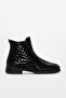 Genuine Leather Black Crocodile Women's Classic Boots 217Sza668-254