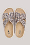 Genuine Leather Leopard Women's Short Heeled Slippers 160Zahr0250 - 6