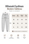Women's Comfortable Cut Winter Sweatpants with Ribbed Cuffs and Ribbed Legs - 2