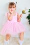 Baby Girl Dress Girls Kids Dress Birthday Party Wedding Dress Daisy Dress with Strap Lining - 3
