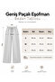 Men's Wide-Legged, Pleated Sweatpants with Pockets, Loose-Fit, Winter Casual Trousers - 2