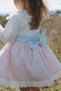 Baby Girl Kids Birthday Party Wedding Dress Lined Satin Children's Clothing Baby Clothing - 5