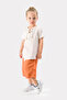 Boy's Summer Muslin Fabric Muslin Top and Bottom Children's Set - 3