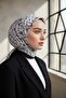 Women's Luxury Medina Silk Shawl Grey-beige - 3