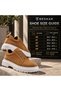 Ba0245 Tan Suede Smart Rubber Lacing High Sole Casual Men's Shoes - 8