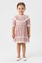 Baby Girl Dress Girls' Dress Birthday Party Wedding Dress Lace Short Sleeve Lined Dress - 4