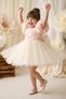 Baby Girl Dress Girls' Dress Birthday Party Wedding Dress Lace Short Sleeve Lined Dress - 2