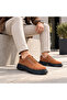 Ba0245 Tan Suede Men's Shoes - Practical, Smart, Rubber Laced, Black, High-Sole, Comfortable Casual Sneaker - 2