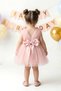Baby Girl Girl Child Birthday Party Wedding Dress Balloon Bow Tulle Tutu Lined - 2