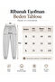 Men's Comfortable Cut Winter Sweatpants with Ribbed Cuffs and Inside Piping - 2