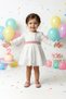 Baby Girl Birthday Party Wedding Dress Lined Satin Children's Clothing Baby Clothes - 4