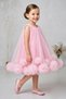 Baby Girl Dress Girls' Dress Birthday Party Wedding Dress Crowned Sleeveless Lined Dress