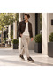 Ba0245 Brown Patent Leather Parachute Detailed Smart Rubber Laces High Beige Sole Casual Men's Shoes - 7