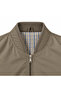 Men's Cotton Polyester Blend Bonded Fabric (Hakim Collar) Water and Wind Resistant Lightweight Casual & Seasonal & Summer Dad Coat Walnut ! !! Buy One Size Small! ! ! - 3