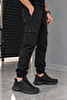 Cargo Pocket Parachute Fabric Outdoor Sweatpants - 3