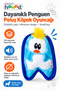 Invincibles Penguin Squeaky Plush Dog Toy Small - High Durability