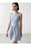 Nevavm Oval Neck Modal Blend Mini Dress with a Difference - 2