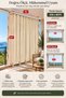 Balcony Curtain Luxury Enxboy Optional (Lace up) Beige Plain Rainproof 801-2 - 5