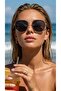 33445Gold-Black 57 Sunglasses - 2