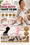 Original Women's 3 Pairs Non-Slip Sole Pilates Yoga Sports Ballet Dance Yoga Pilates Ultra Safe Non-Slip Sole Cotton Reformer Socks Set - Standard Size 36-42 |   Black White Pink - 7