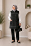 Women's Zippered Large Size Mother's Vest/Pardes with Pockets