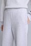 Straight Fit Elastic Waist Sweatpants Pocketed High Waist Thick Basic Plain B8571Ax24Wn - 4