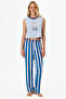Blue Vacation Athlete Pajama Top