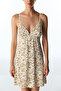 Ecru Margot Shawl Patterned Nightgown - 3