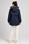 Women's Inner Fleece Waterproof Wind Resistant Pocket Hooded Large Size Jacket/Bondit - 4