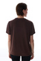 Brown Crew Neck Modal T-Shirt - 6