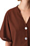 Brown Alice Short Sleeve Shirt - 4