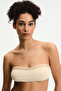 Pastel Beige Kaia Strapless Bikini Top - 3