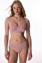 Dirty pink wireless cotton seamless invisible wireless bra - 4