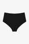 Black Cotton High-Waist 3-Pack Briefs - 2