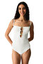 White Kea Bandeau Swimsuit